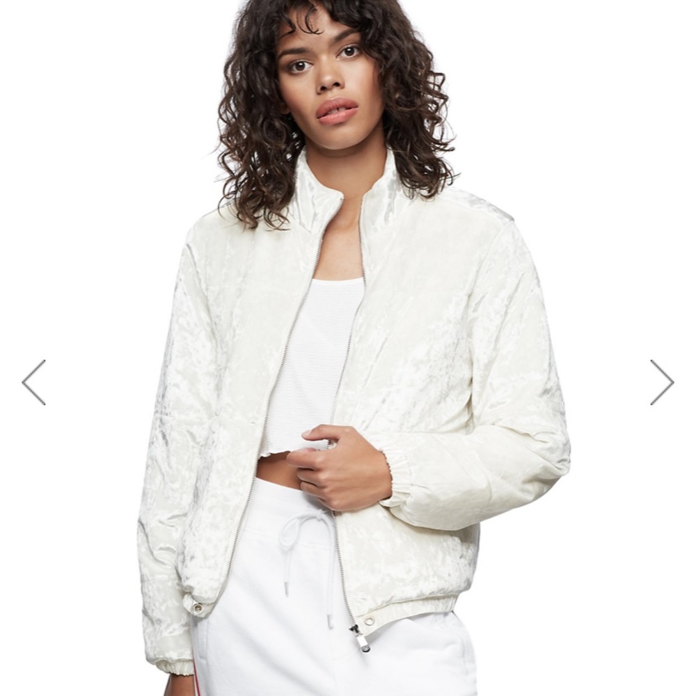 True Religion Velvet Puffer Jacket